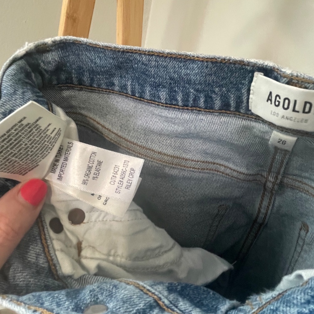 Agolde Riley Straight Cuffed - Picture 2 of 7